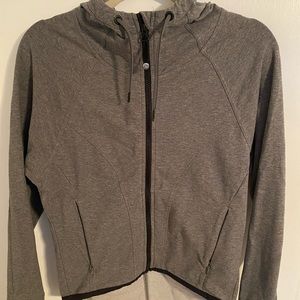 Cropped Athleta Zip-up Sweatshirt